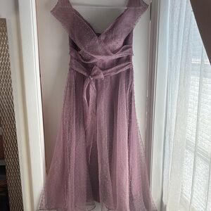Elegant Purple Special Occasion Dress